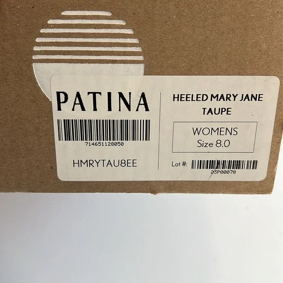 Patina - leather heeled Mary Jane’s, clogs, suede - Picture 9 of 14